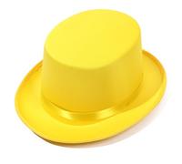 Wdbild Cappello a cilindro, cappello per signori, maghi, carnevale, cappelli spessi piatti per gentiluomini, riunioni casual