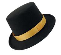 Wdbild Cappello a cilindro, unisex, vintage, per feste e spettacoli teatrali
