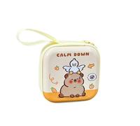Wdbild Capybara - Portafoglio, portamonete in latta per auricolari, pratica borsa per il cambio di satoraggio per bambini e amanti dei cartoni animati, Stile 04, Taglia unica