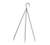 Wdbild Catena per vasi da fiori a 3 punti per mangiatoie per uccelli catene da appendere per cesti di fiori Heavy Duty collegamento appeso piccolo vaso per piante Bulk