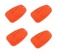 Wdbild Cavalletto laterale per moto, 4 pezzi, base per supporto di parcheggio, tappetino per supporto per moto, antiscivolo, cuscinetti per parcheggio