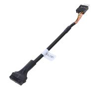 Wdbild Cavo convertitore da USB 3.0 a USB 2.0 da 19/20 pin a 9 pin maschio femmina per schede madri connettori pannello frontale di estensione
