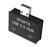 Wdbild Cavo di alimentazione USB 2.0 A maschio a 2 femmina splitter adattatore per tastiera e altri dispositivi