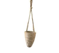Wdbild Cesto da appendere per decorare la parete, cortili, giardino, fioriera, struttura a coda di gatta, per esporre piante e organizzare la casa, fioriera da appendere per interni