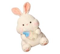 Wdbild Conigli adorabili animali farciti dolce bambola lenitiva morbida e confortevole coniglio bambola educazione precoce giocattolo del bambino regalo di compleanno animale farcito