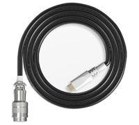 Wdbild Connettore a spirale di USB C del doppio del cavo della tastiera per il cavo resistente di gioco meccanico della dogana