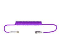 Wdbild Connettore a spirale di USB C del doppio del cavo della tastiera per il cavo resistente di gioco meccanico della dogana