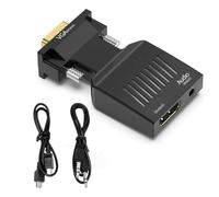 Wdbild Convertitori adattatore da HDTV a VGA, leggero, connettore dongle per computer portatile, PC, monitor, proiettori, HDTV