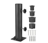 Wdbild Cortili Deck Mount Patio Esterno Ombrellone Stand Base Rack Morsetti di Ricambio Deck Mount Per Giardino Facile installazione