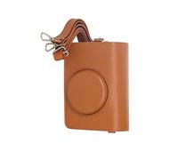 Wdbild Custodia protettiva per fotocamera, custodia in pelle testurizzata, colore nero/marrone, per fotocamere MS200, custodia retrò portatile