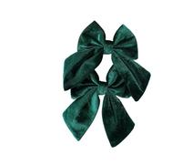 Wdbild Doppio fiocco vellutato multiuso decorazioni per le vacanze per pacchetti di Natale ghirlande e decorazioni da tavola per festival con fiocco vellutato