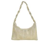 Wdbild Elegante borsa per le donne borsa a tracolla borsa femminile classica borsa da sera leggera per donne alla moda, Oro