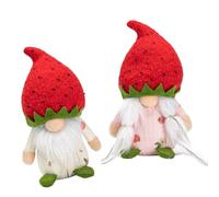 Wdbild Elegante fragola Rudolphs Plus senza volto bambole set portatile accessorio per regalo e decorazione della casa
