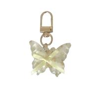 Wdbild Elegante portachiavi in resina con fiocco, accessorio da appendere alla moda per zaini, chiavi, bel regalo per gli amori, elegante portachiavi con fiocco in resina, C, Taglia unica