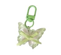 Wdbild Elegante portachiavi in resina con fiocco, accessorio da appendere alla moda per zaini, chiavi, bel regalo per gli amori, elegante portachiavi con fiocco in resina, F, Taglia unica