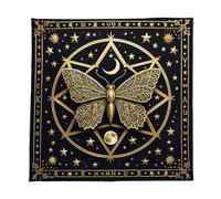 Wdbild Farfalla Stella Tarocchi Tovaglia Divinazioni Carta Tovaglia Astrologia Stregoneria Decorazione Deck Divinazioni Carta Tavolo Decori