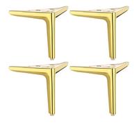Wdbild Gambe ad alta resistenza della mobilia del metallo 4pcs con resistenza della corrosione Gambe moderne della mobilia del metallo per i gabinetti & sofà sostituzione