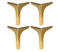 Wdbild Gambe ad alta resistenza della mobilia del metallo 4pcs con resistenza della corrosione Gambe moderne della mobilia del metallo per i gabinetti & sofà sostituzione