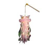 Wdbild Handmade Medusa Lampada Artigianato Kit Festival Appeso Ornamento LED Luce Bambini Festa Puntelli Casa Decors Luminosità Regolabile Lampada