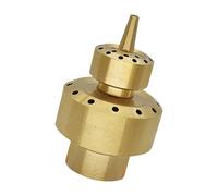 Wdbild Heavy Duty Fontana di Rame Sprinkler Testa Per Stagno Piscina Patios Decorazione 2 Strato Spruzzi Acqua Ugello Accessori Fontana Spruzzatore