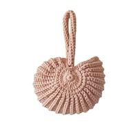 Wdbild Hoboes Borse per donne ragazze conchiglie intrecciate a mano pochette borse borse toted borse da sera da donna borse con manico superiore borse regali conchiglie tessute a mano, A, One Size