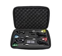 Wdbild Indicatori di morsi di pesca con luce a LED scambisti per pesca alla carpa set scambisti illuminati a LED attrezzatura da pesca facile da usare