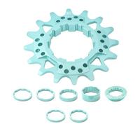 Wdbild Kit di conversione a velocità singola per mountain bike e bici da strada in lega di alluminio 16T 18T biciclette a singola velocità volano cassette ingranaggi