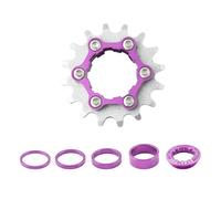 Wdbild Kit di conversione a velocità singola per mountain bike e bici da strada in lega di alluminio 16T 18T biciclette a singola velocità volano cassette ingranaggi