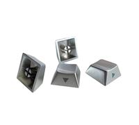 Wdbild Lega Directional Keycaps 4PCS Metallo Keycap Incisione Laterale Per Tastiera Meccanica Per Giocatori E Dattilografi Direzionale