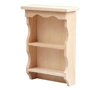 Wdbild Libreria per bambini in scala 1:12, decorazione per soggiorno, sicura, decorazione in miniatura