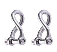 Wdbild Marine Grade Acciaio Twist Grillo Rustproof Twisted Grillo Vite Pin Per Vela Heavy Duty 5/32" Vite Pin Catena Accoppiamento