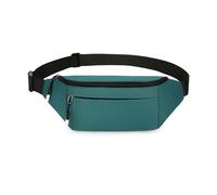 Wdbild Marsupio, Oxford Panno Impermeabile Crossbody Marsupio Grande Capacità Sling Pack Borsa Casual Outdoor Sport Spalla Borsa Cintura Petto, Verde, Taglia unica