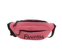 Wdbild Marsupio, sport all'aria aperta, marsupio in nylon, borsa a tracolla casual, borsa a tracolla per corsa e ciclismo, rosa, Taglia unica