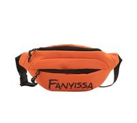 Wdbild Marsupio, sport all'aria aperta, marsupio in nylon, borsa a tracolla casual, borsa a tracolla per corsa e ciclismo, Arancione, Taglia unica