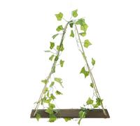 Wdbild Mensola in legno galleggiante per piante, espositore fatta a mano, decorazione da parete per camera da letto, cucina, soggiorno
