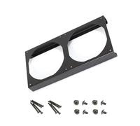 Wdbild Metallo PC Fan Risers Staffa 12cm Fan Ottimizzato Flusso D'aria Per Computer Case Sistemi di Raffreddamento Desktop Computer Ventilazione Enhancer