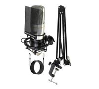 Wdbild Microfono a condensatore grande diaframma per studio podcasting live streaming broadcasting accessori strumento vocale