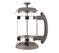 Wdbild Moderna caffettiera pressata francese in acciaio inossidabile e design in vetro per Home Office Sistemi di filtraggio di pulizia facile Macchina per il caffè Acciaio inossidabile e vetro