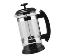 Wdbild Moderna caffettiera pressata francese in acciaio inossidabile e design in vetro per Home Office Sistemi di filtraggio di pulizia facile Macchina per il caffè Acciaio inossidabile e vetro