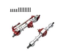 Wdbild Multiuso Robusto Metallo Anteriore E Posteriore Assi Assemblea Con Ingranaggi In Acciaio Per Toy Crawlers MN78 MN80 LC79 Forniture Artigianali Parti di Riparazione Auto Professionali