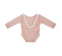 Wdbild Neonato Puntelli Foto Della Tuta Del Pizzo Del Bambino Fotografia Vestiti Backless Triangolo Pagliaccetto Per Il