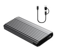 Wdbild NVME Solid States Drive Enclosure Con ARGB Lighting Solid Disk Case USB C 10Gbps Connessione Non Necessita di Strumento