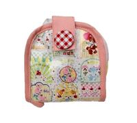 Wdbild Organizzatori di carte in tela leggera con grafica giocosa scomparti multipli per riporre in modo efficiente la custodia in tela essenziale con tasche, Fan delle ragazze, One Size