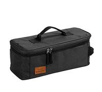 Wdbild Outdoor Camping Pentole Conservato Bag Campeggio Cucina Barbecue Stoviglie Trasportare Lavare Borse Bagagli Borsa di Stoccaggio, Nero