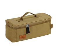 Wdbild Outdoor Camping Pentole Conservato Bag Campeggio Cucina Barbecue Stoviglie Trasportare Lavare Borse Bagagli Borsa di Stoccaggio, color sabbia
