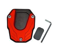 Wdbild Piastra di estensione per cavalletto laterale per cavalletto per motocicletta CBR650 Piastra di estensione in alluminio Piastra di estensione facile da installare base per moto