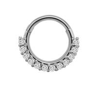 Wdbild Piercing per naso in acciaio inox, alla moda, fatto a mano, accessorio per piercing all'orecchio e cartilagine, accessori per festival musicali, B, come descritto, come descritto