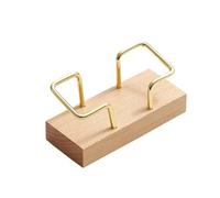 Wdbild Porta biglietti da visita in metallo Stand Cartolina Creativo Display Rack Per Ufficio Da Tavolo In Metallo Display Stand Organizzatore