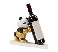 Wdbild Portabottiglie decorativo con panda per la cucina e la casa, per amanti dei vini e collezionisti