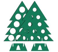 Wdbild Portabottiglie per vino, calendario dell'Avvento di Natale, pratico supporto in legno per uso domestico